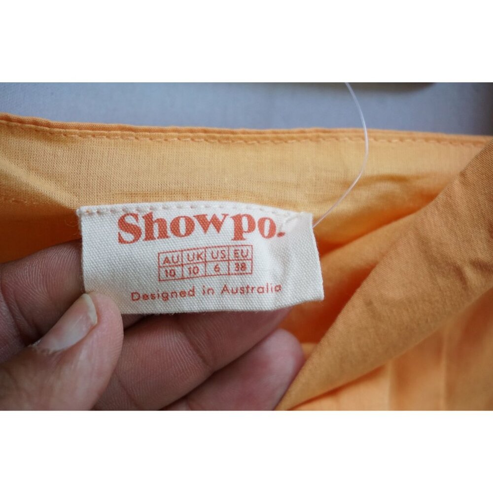 Showpo. Sherbet Astarte Puff Sleeve Crop Top - Size 6, NWT - Picture 8 of 11